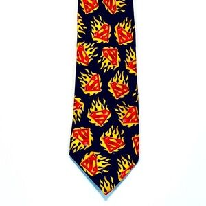 Warner Brothers Superman Logo Tie‎